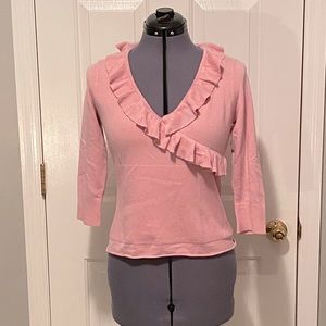 Willi Smith ruffled collar sweater M 258